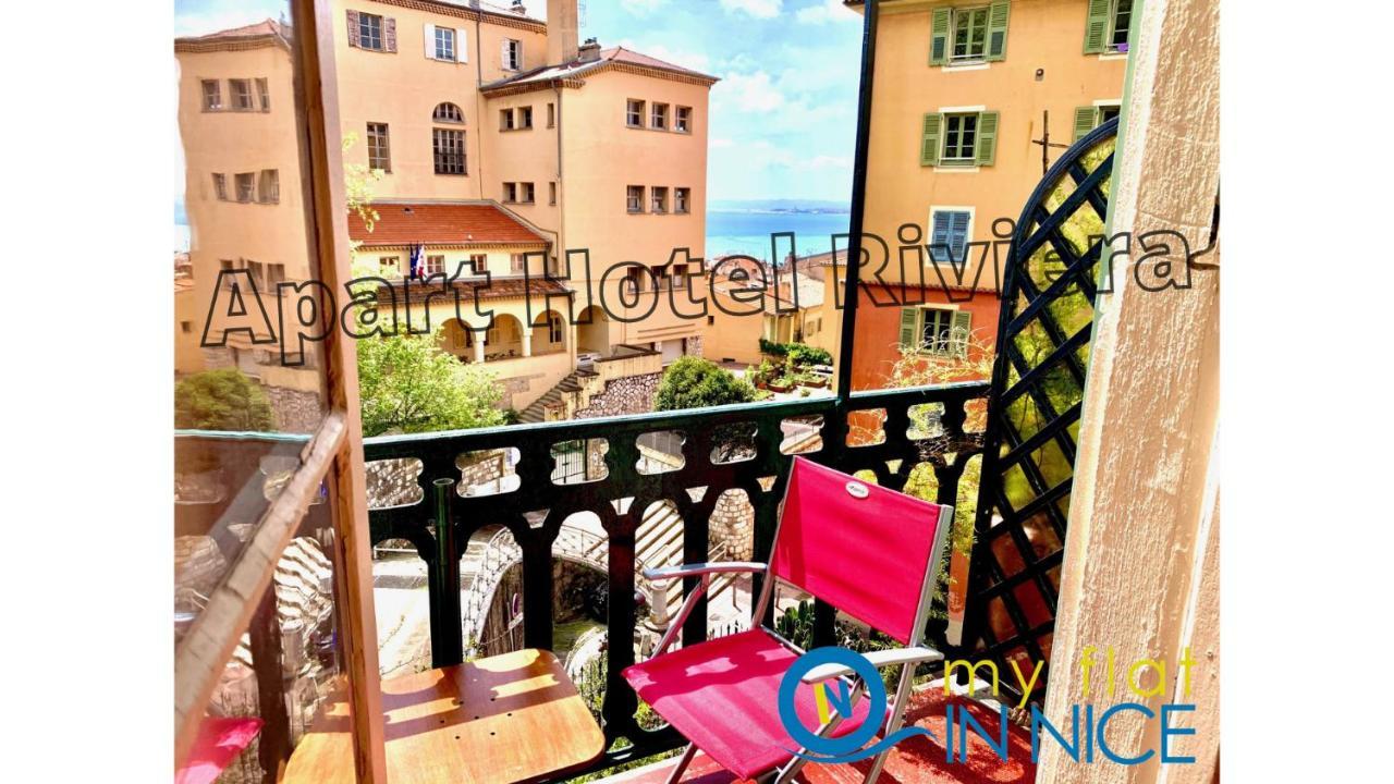 Aparthotel Riviera - Balcon Honore 1 - Old Town - 5 Mn Promenade Des Anglais Et Plage - Charme Absolu - Appartement 2 Pieces Avec Balcon Ac - Vue Mer Et Ville Nice Exteriér fotografie